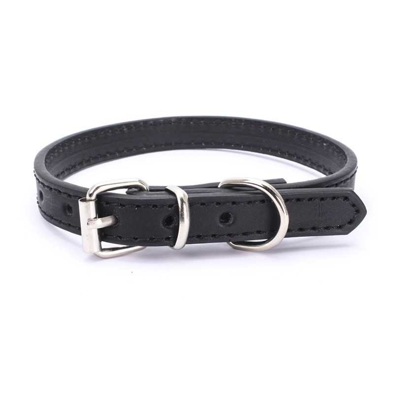 Promotional Pet Supplies PU Dog Collar Multiple Colors Cat Pet Collar Dog Leash Amazon