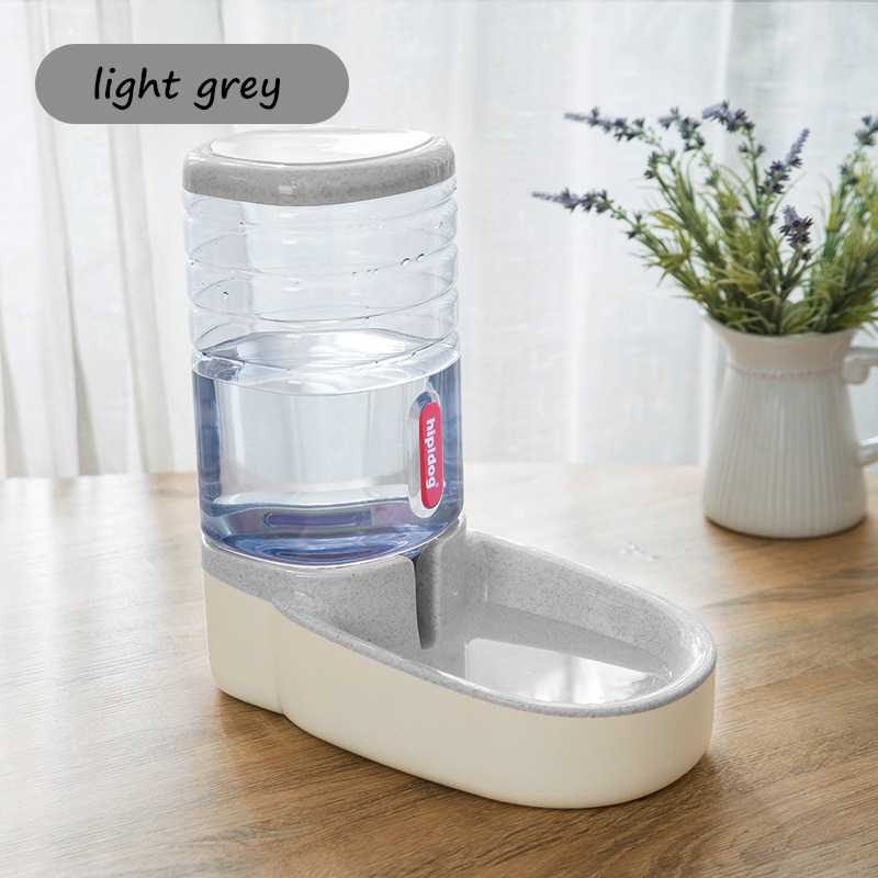 Dog Automatic Pet Feeder Cat Water Dispenser Dog Bowl Cat Basin Water Feeding Bowl Cat Bowl Combined Grain Storage Barrel