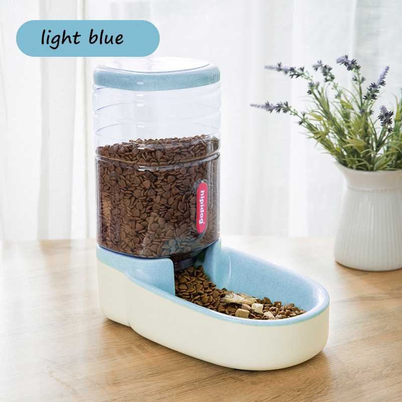 Dog Automatic Pet Feeder Cat Water Dispenser Dog Bowl Cat Basin Water Feeding Bowl Cat Bowl Combined Grain Storage Barrel