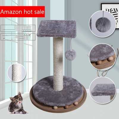 Large Wooden Scratch Climbing Tower Diy Cat Tree Tower Condo Play House Pet Scratch Post Kitten Furniture