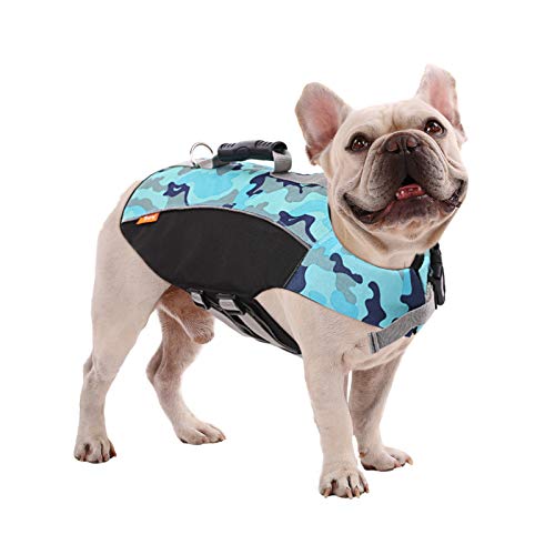 Summer Dog Life Jacket Dogs Reflective Pet Life Harness Vest Swim French Bulldog Clothes