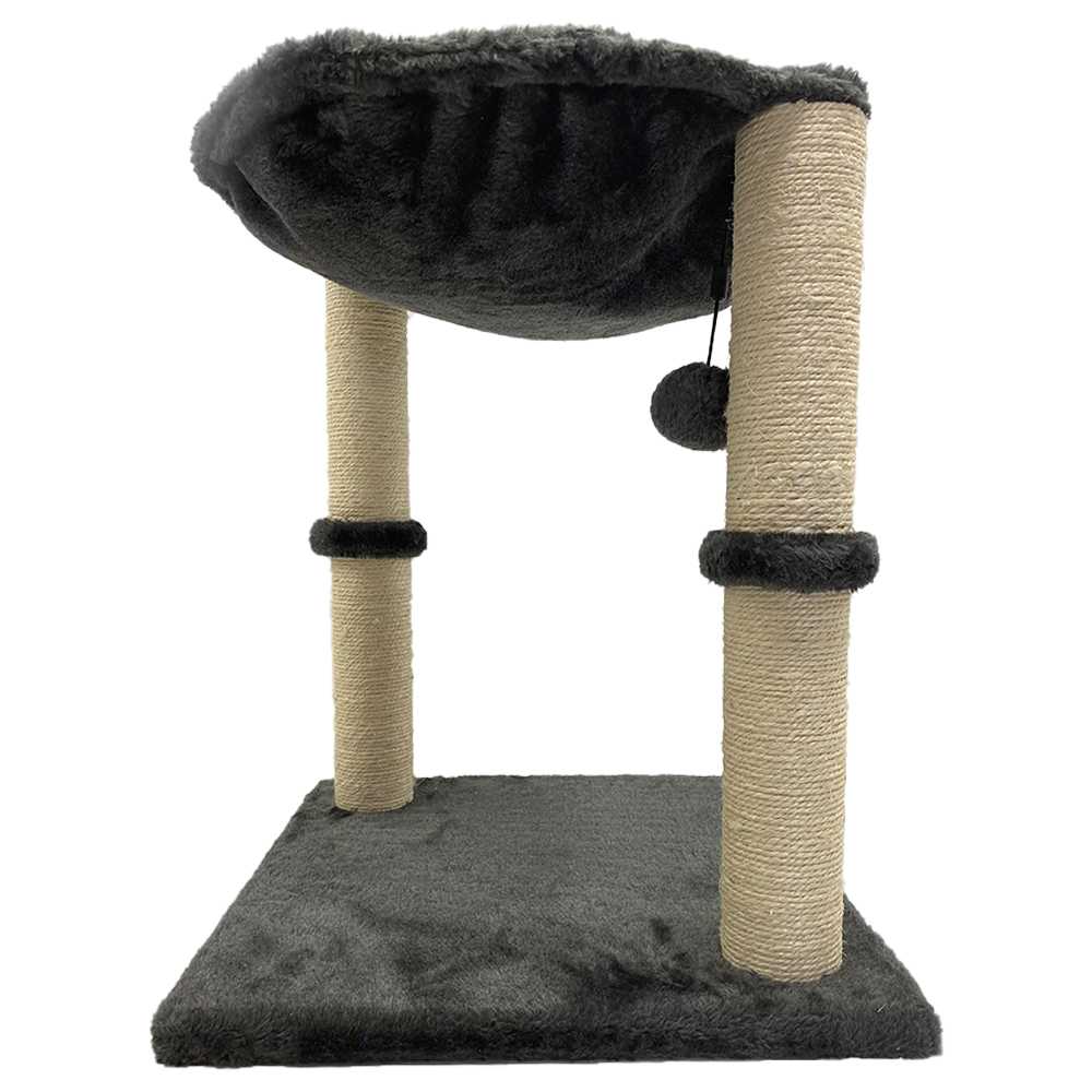 Tall Cat Scratching Post Platform Interactive Toys Cat Kittens Sisal Scratch Pole Cat Scratcher Bed