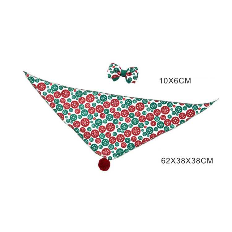 Custom Printed Logo Triangle Custom Dog Bandana Dropshipping