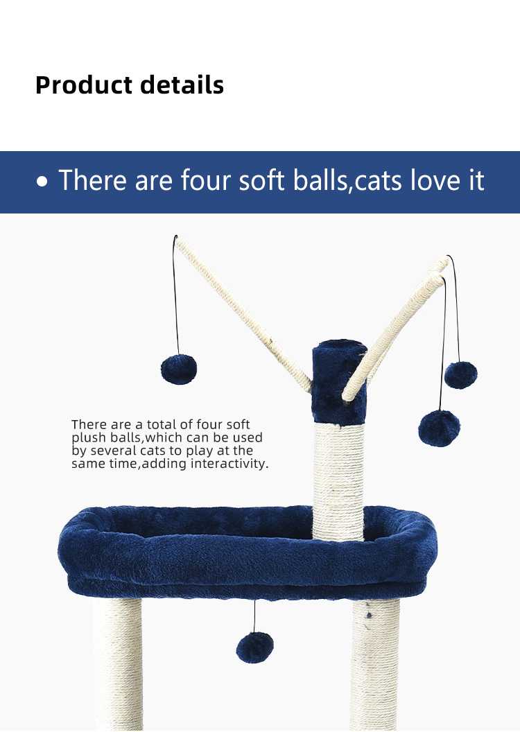 Excellent Best Material Scratching Tall Cat Tree Post