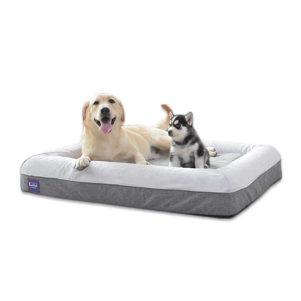 Laifug Dropshipping Orthopedic Memory Foam Big Dog Raised Pet Bed