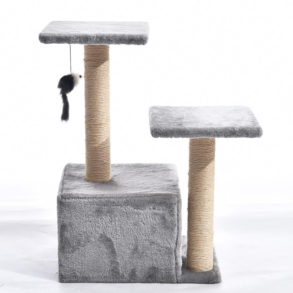 Made4Pets Cat Scratcher Tree With Mouse Toy Durable Cat Tree Furniture Cat Tower Tree House