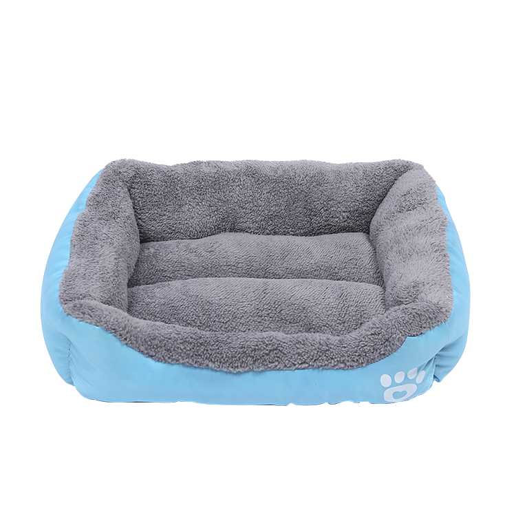 Memory Foam Soft Washable Portable Small Large Big Orthopedic Cama De Perro Paw Pet Sofa Dog Beds Built In Blanket