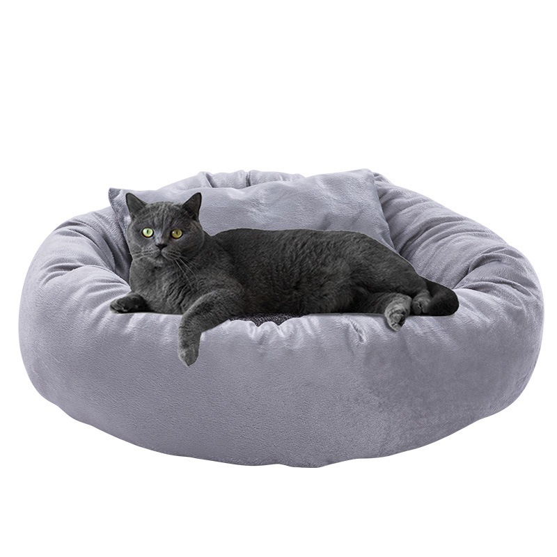 Small Dog Beds Furniture Pet Suppliers Soft Pet Bed Short Plush Dog Cat Beds