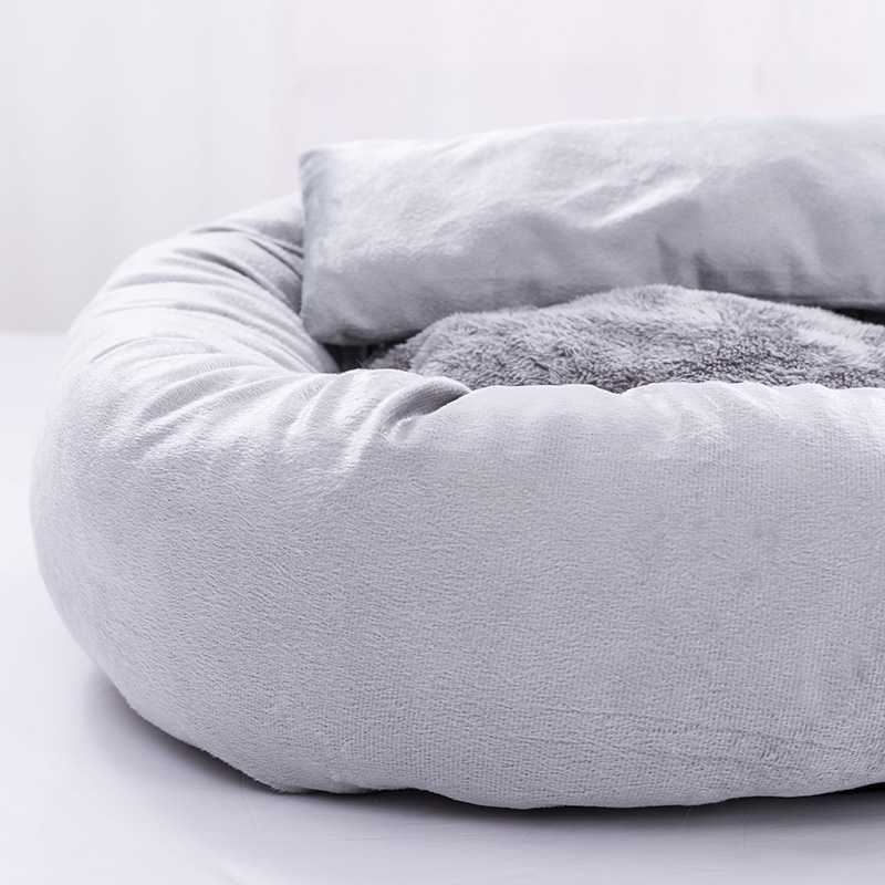 Small Dog Beds Furniture Pet Suppliers Soft Pet Bed Short Plush Dog Cat Beds