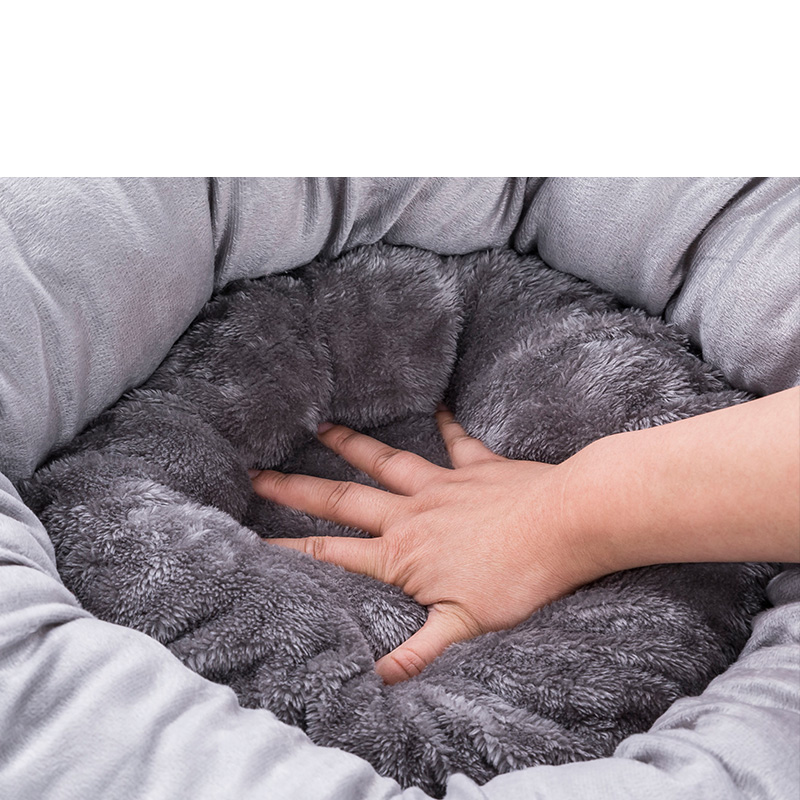 Small Dog Beds Furniture Pet Suppliers Soft Pet Bed Short Plush Dog Cat Beds
