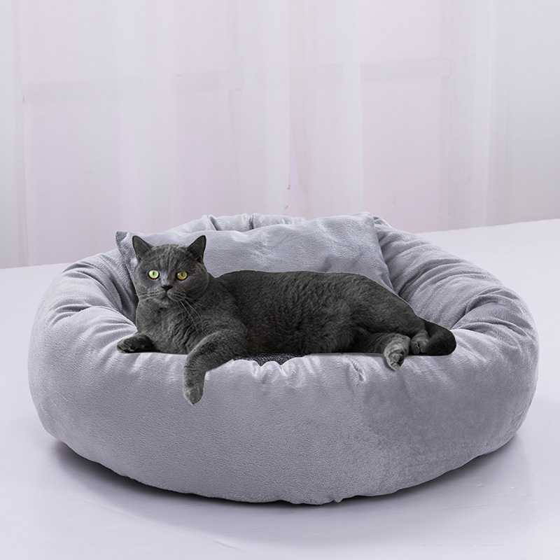 Small Dog Beds Furniture Pet Suppliers Soft Pet Bed Short Plush Dog Cat Beds