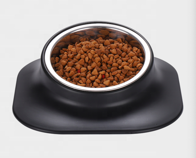 Stainless Steel Pet Bowl Dog Cat Feeding Drinking