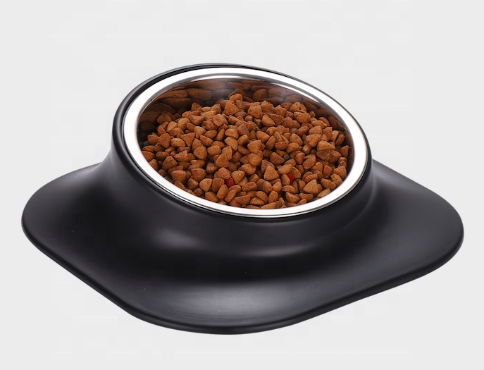 Stainless Steel Pet Bowl Dog Cat Feeding Drinking