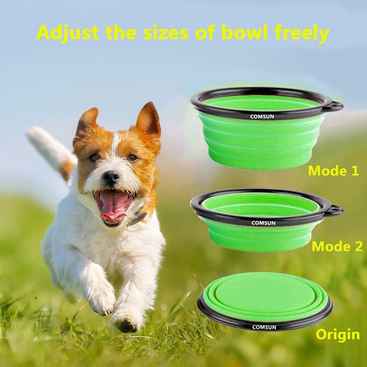 Dog Bowls Stainless Steel Cat Bowl With No Spill NonSlip Silicone Feeder Pet Bowl