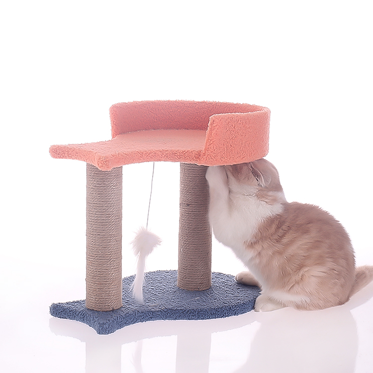 Wooden Sisal OEM Manufacturer Custom Cat Tree House Pet Grab Cat Tree Cat Furniture