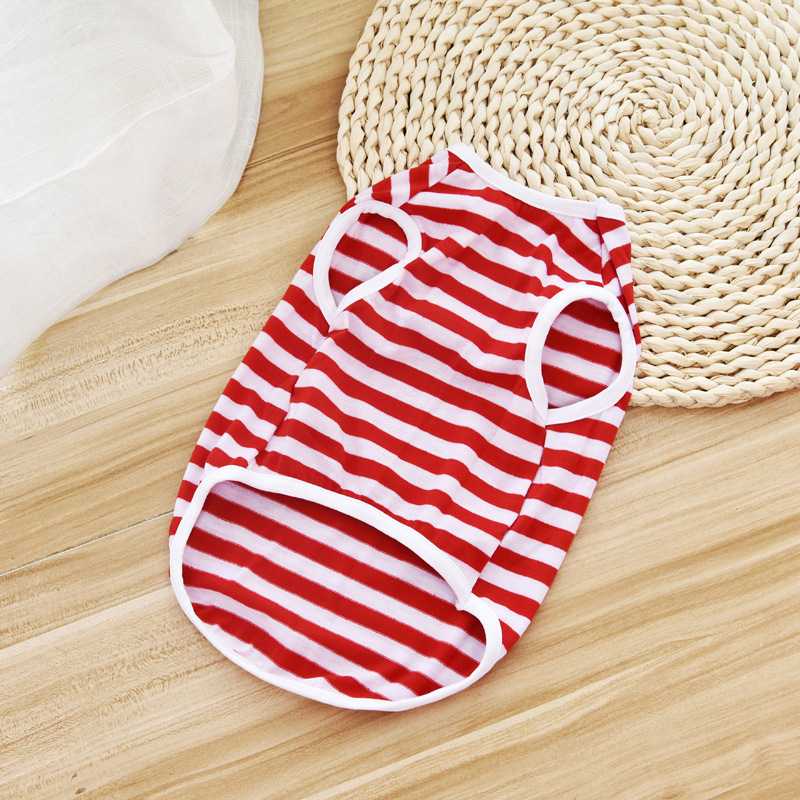 Accept Customization Beatuiful Striped Cotton Pet Clothing 