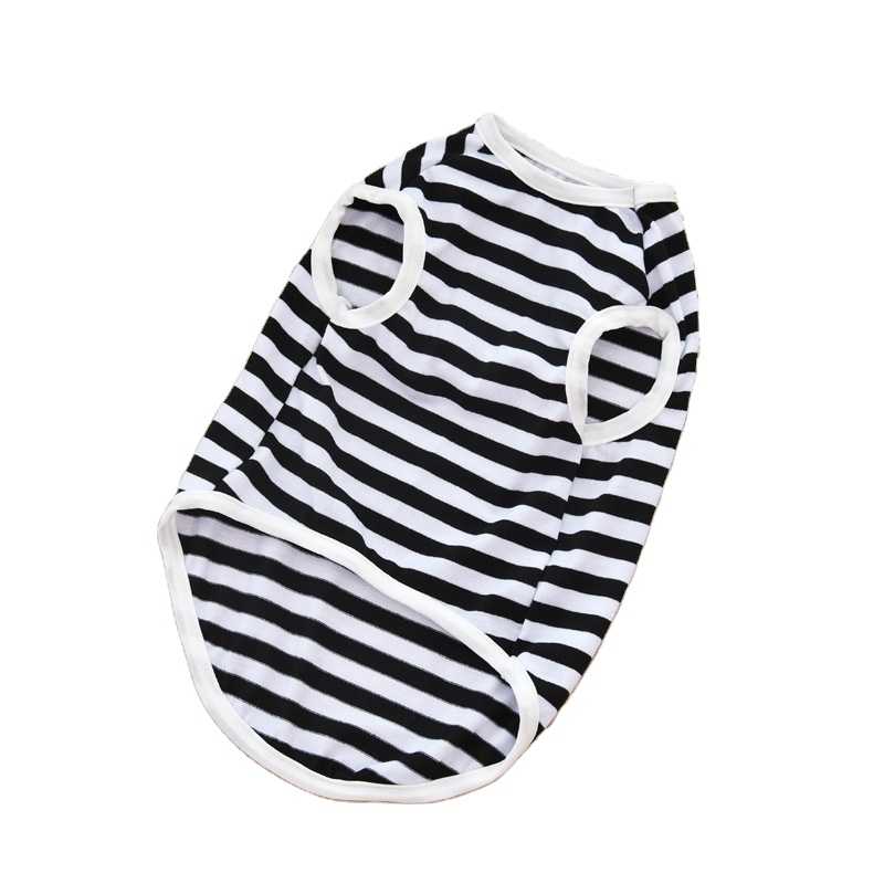 Accept Customization Beatuiful Striped Cotton Pet Clothing Manufacturers Animals