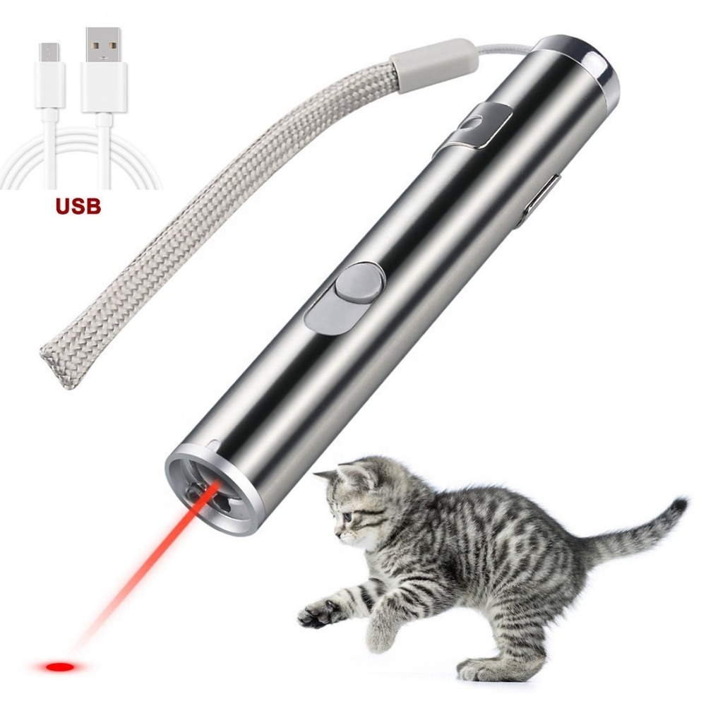 Cat Chaser Toy Safe Pet Toys Small Red Light Cat Laser Pointer