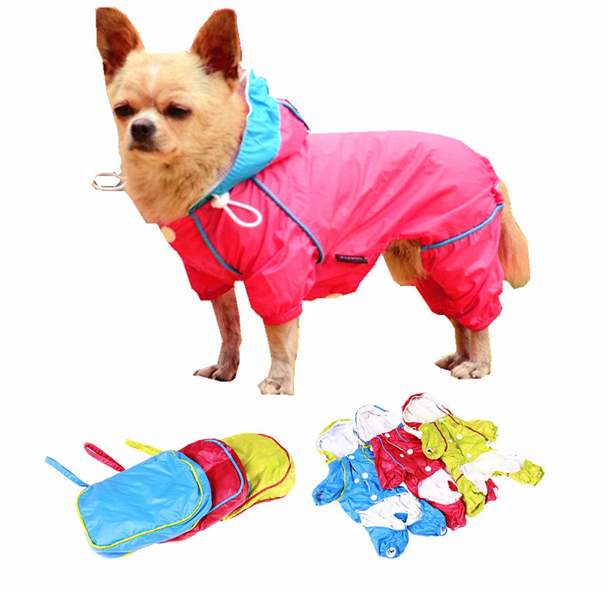 Dreamzoo Custom Dog Raincoat Outdoor Waterproof Clothes Pet Summer Dog Waterproof Clothes