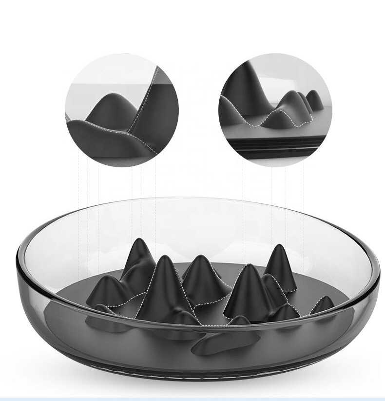 Silicone Dog Slow Feeder Bowl AntiChoking Fun Feeder Silicone Pet Bowls