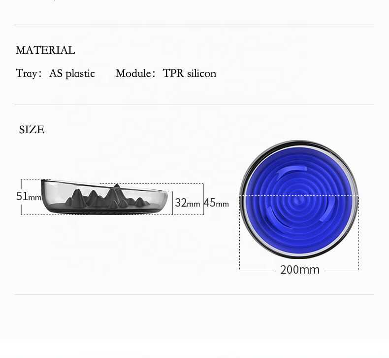 Silicone Dog Slow Feeder Bowl AntiChoking Fun Feeder Silicone Pet Bowls