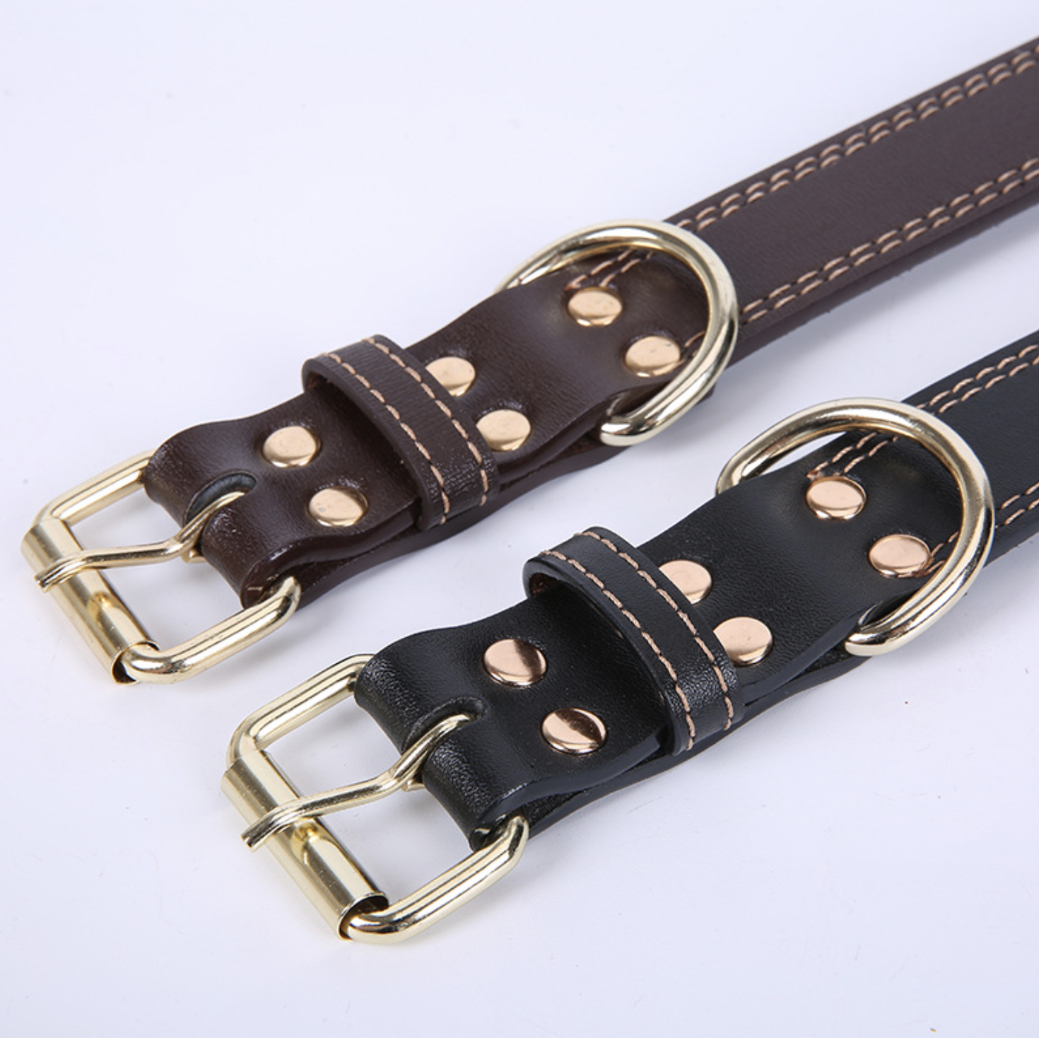 Direct Highend Large Leather Pet Training Dog Collar