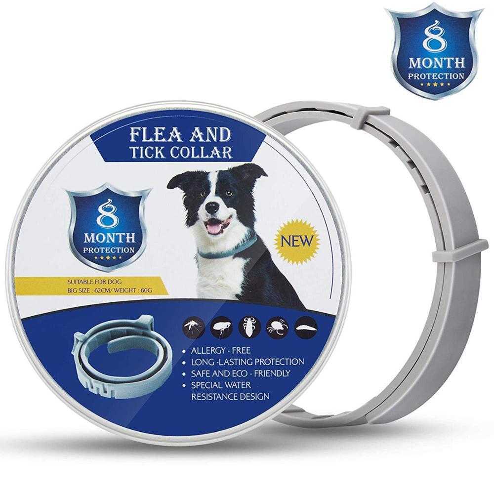 Amazon Top Seller Customised Logo Packing Pet Flea Tick Collar Dogs Cats Adjustable Dog Flea Collar