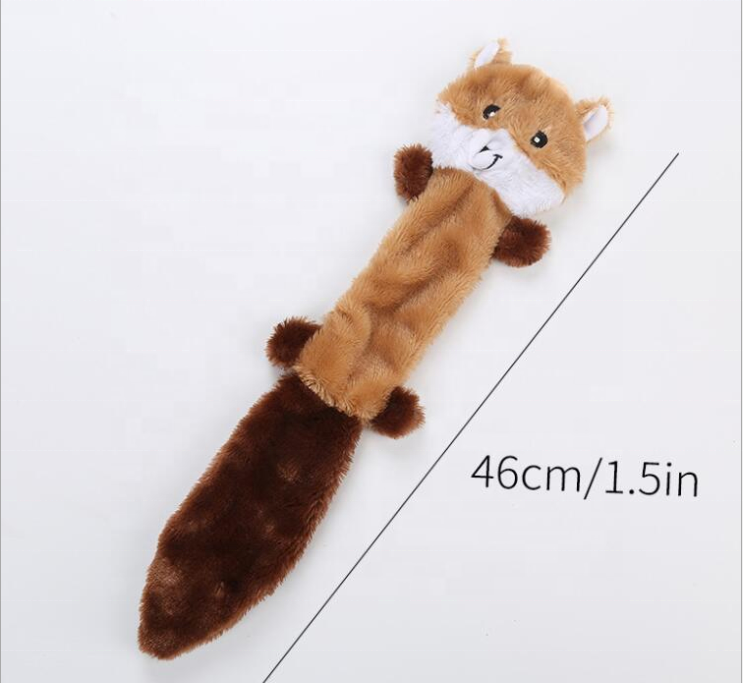 Animal Plush Whispering Squeak Dog Pet Toys