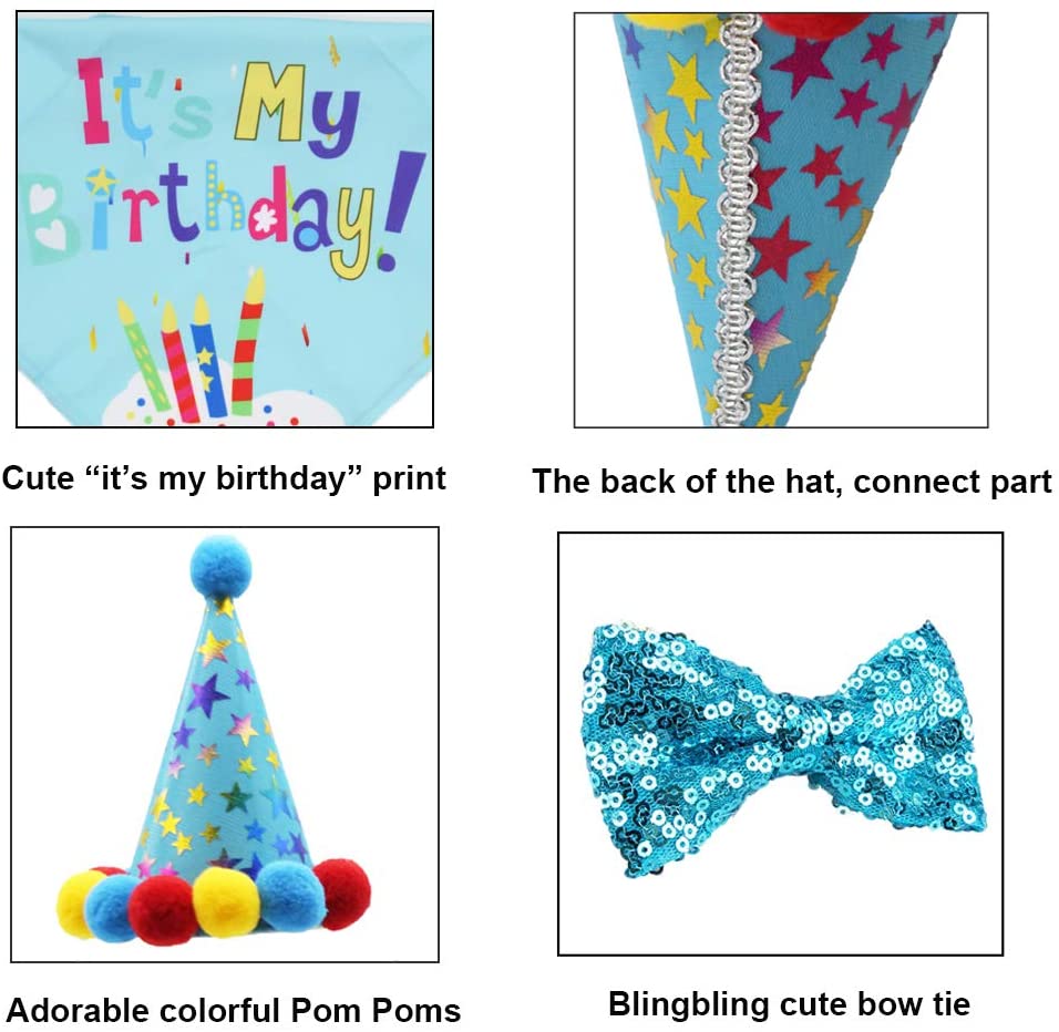 Competitive Personality Dog Collars Birthday Bow Tie