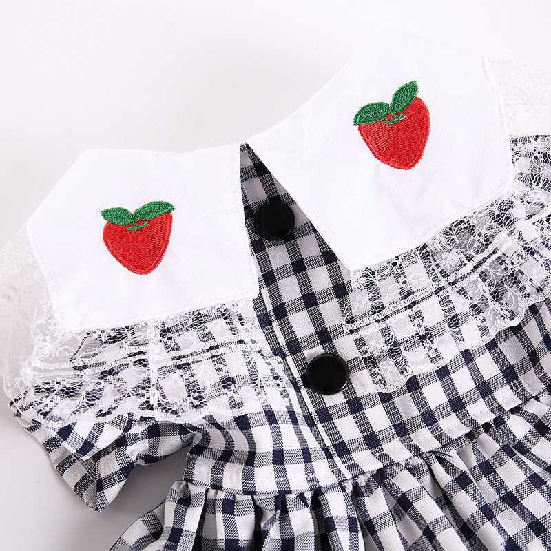 Cute Puppy Skirt Summer Cosy Picnic Leisure Pet Skirt Dogs Cloth Pet Clothes