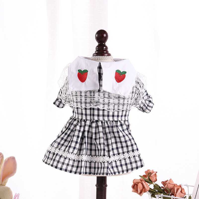 Cute Puppy Skirt Summer Cosy Picnic Leisure Pet Skirt Dogs Cloth Pet Clothes