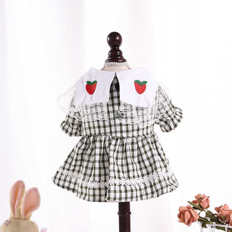 Cute Puppy Skirt Summer Cosy Picnic Leisure Pet Skirt Dogs Cloth Pet Clothes