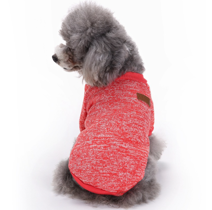 Focus On Pet Dog Clothes Knitwear Sweater Soft Thickening Warm Pup Dogs Shirt Winter Puppy Sweater Dogs
