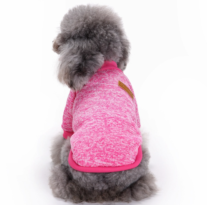 Focus On Pet Dog Clothes Knitwear Sweater Soft Thickening Warm Pup Dogs Shirt Winter Puppy Sweater Dogs
