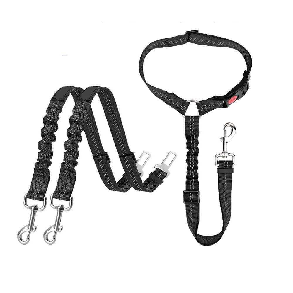 Pet Dog Seat Belt Adjustable Safety Leads Vehicle Pet Dog Cat Car Seatbelt Harness Dog Belt