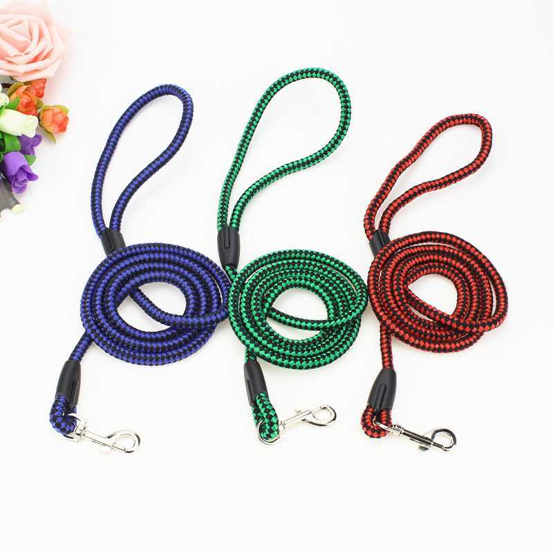 Pet Leashs Print Dog Nylon Woven Leash Dog Rope Pet Collars Leashes