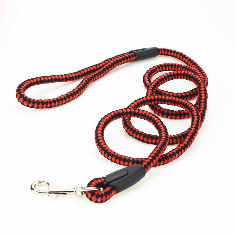 Pet Leashs Print Dog Nylon Woven Leash Dog Rope Pet Collars Leashes