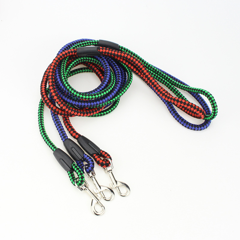 Pet Leashs Print Dog Nylon Woven Leash Dog Rope Pet Collars Leashes