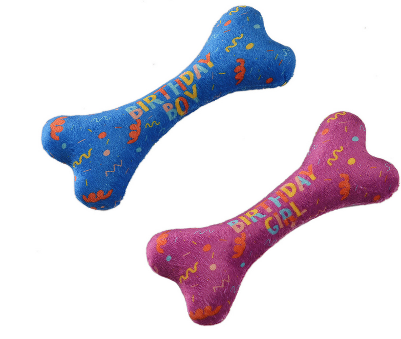 Pet Scarfs Dog Birthday Bandana Scarfs With Bone Toy Birthday Party Dog