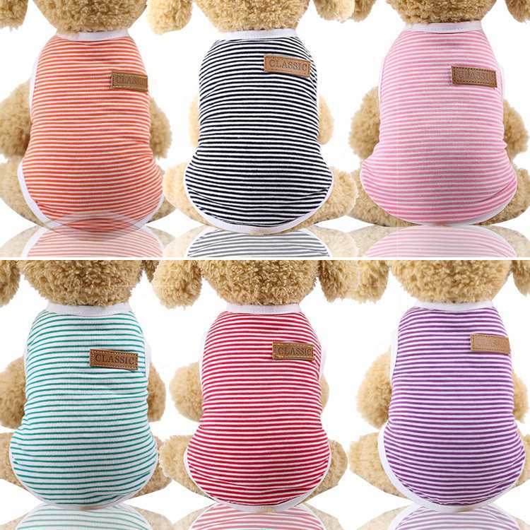 Small Dogs Chihuahua Pets Clothing Cat Outfit Cartoon Puppy Dog Vest Shirt Summer Pet Clothes