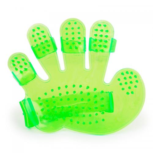 Adjustable Dog Shower Massage Tool Palmshaped Cleaning Glove Pet Grooming Brush