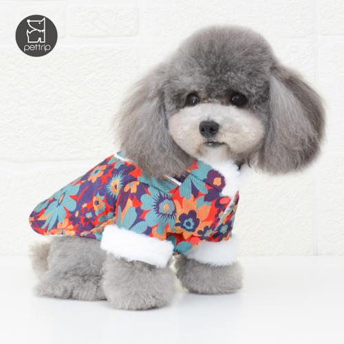 Autumn Winter Chinese Pet Clothes Dog Clothes Pet Apparel Accessories Year Dog Clothes