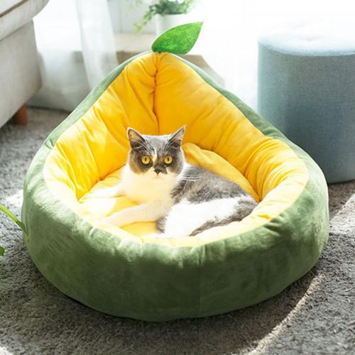 Cats House Pet Kitten Bed Cat Indoor Warm Frog Small Dog Sleep Mat Kennel Beds Cute Nest Soft Supplies