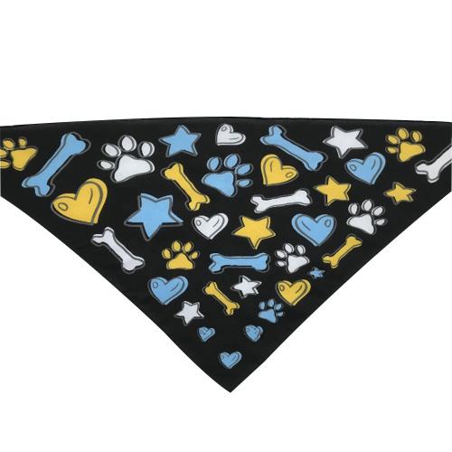 China Printed Custom Cotton Personalized Pet Triangle Dog Bandana Scarf