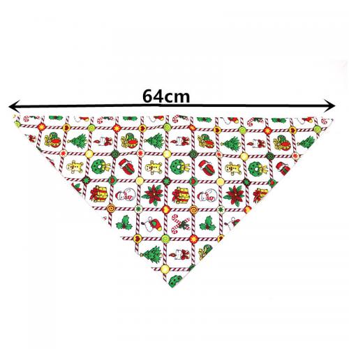 Christmas Dog Bandanas Pet Bandana Scarf Washable Dog Neckerchief