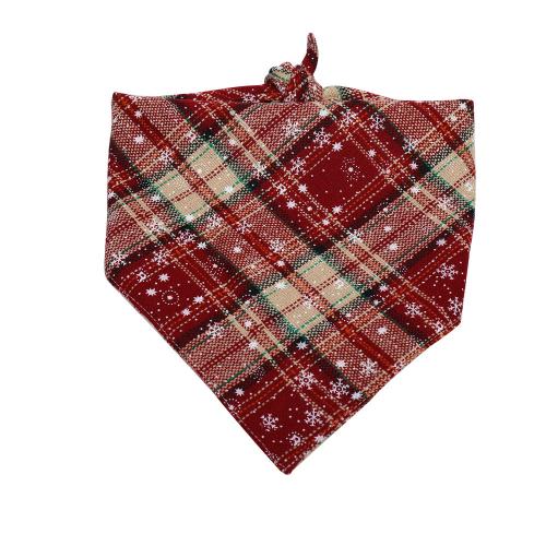 Christmas Pet Triangle Snowflake Pet Dog Saliva Towel Dog Scarf Christmas Scarf Dog Accesories Pets Accessories