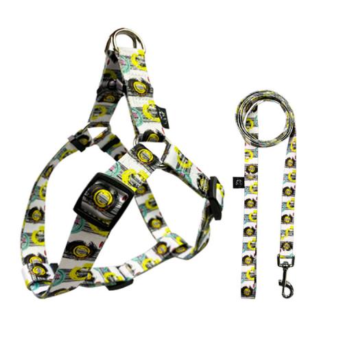 Comfort 2 In 1 Sublimation Dog Harness With Matching Dog Collar Leash Set