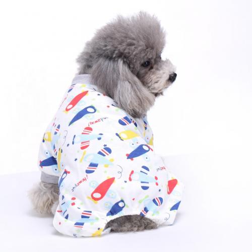 Crossborder Pet Clothing Manufacturers Dog Clothes Cotton Fourlegged Pajamas Knitted Pet Clothes Home Clothes