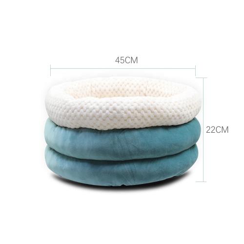 Cuddle Cup Shape Cat Dog Bed Pets Bed With High Walls Deep Sleep Washable Pet House
