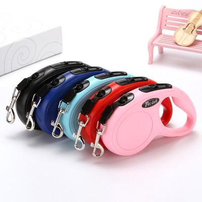 Custom Automatic Retractable Pet Leash Light Up Pet Collar Leash Belt Pet Show Leash